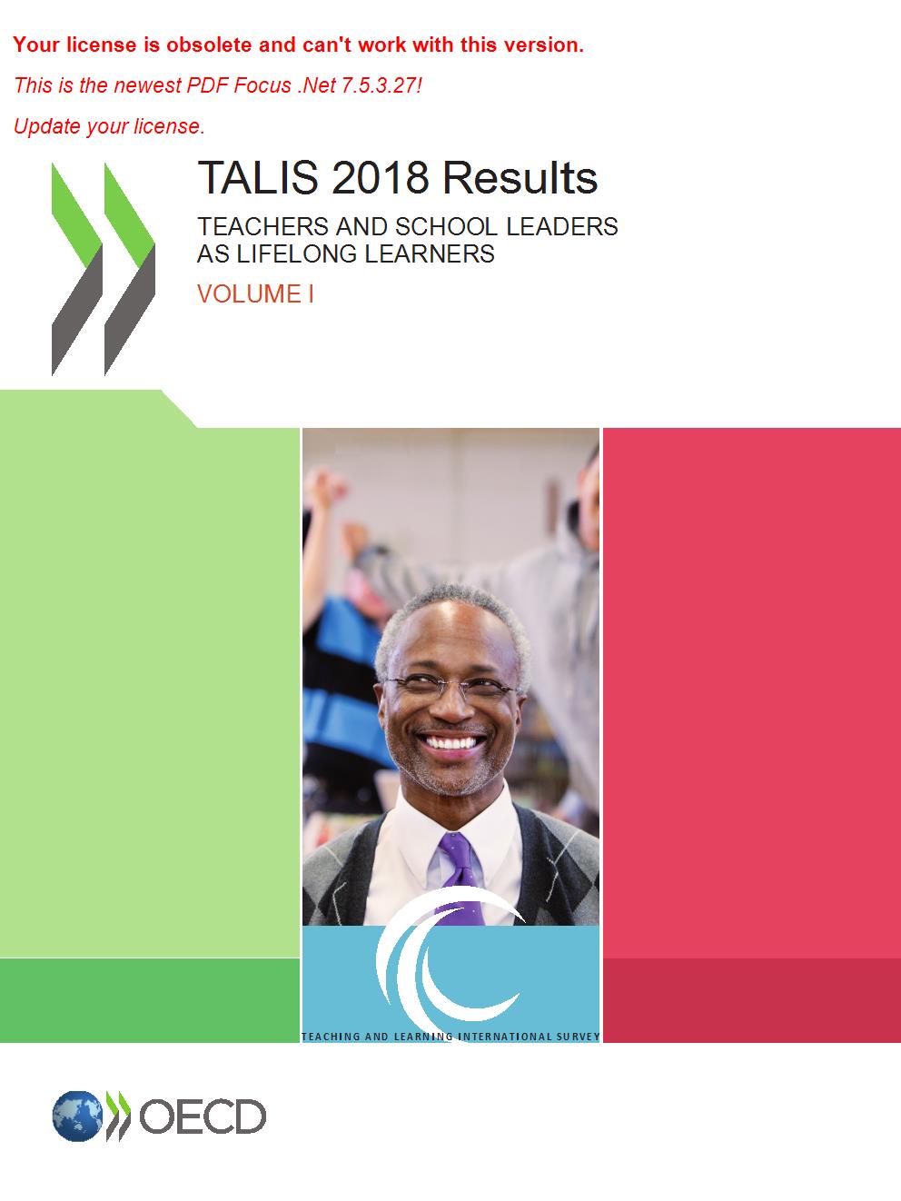 TALIS 2018 - Results teachers and schoolleaders as lifelong learners - deel 1 - juni 2019