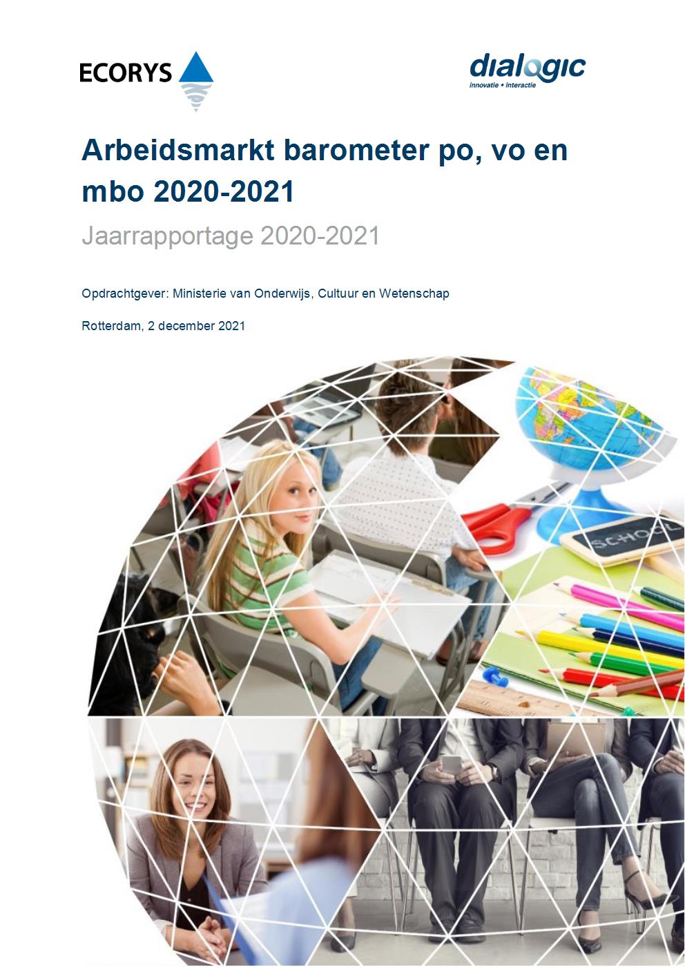 Arbeidsmarktbarometer po, vo, mbo 2020-2021