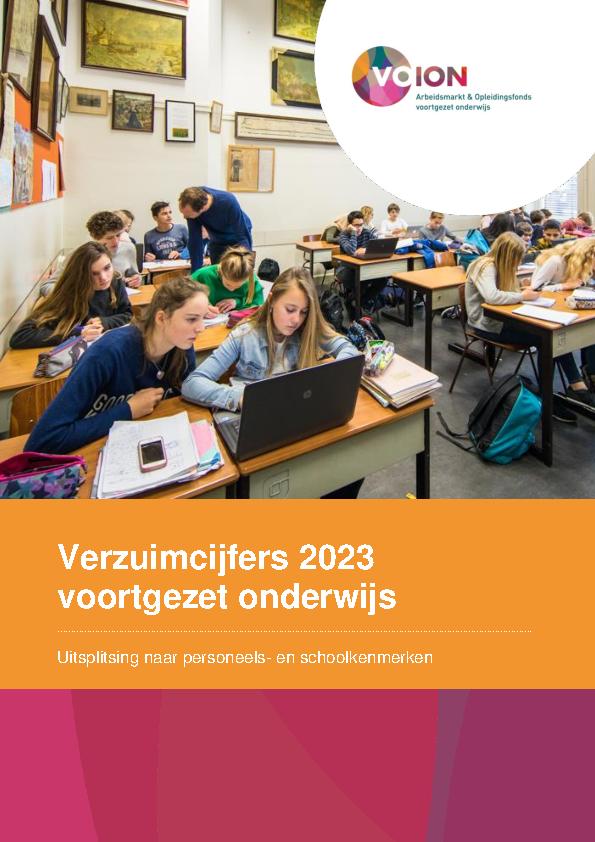 Rapport Ziekteverzuimcijfers 2023 voortgezet onderwijs