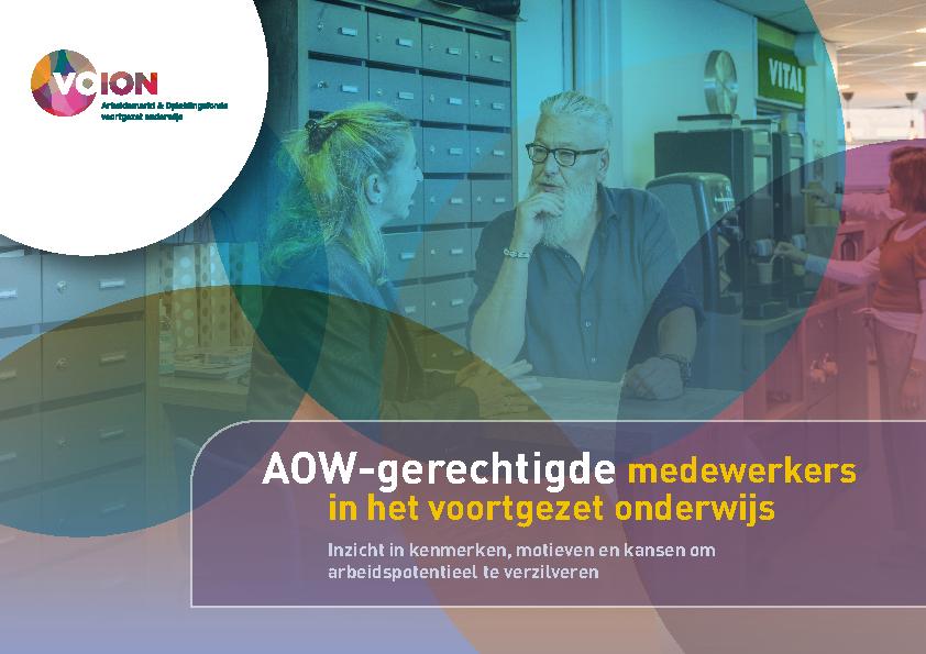 Handreiking AOW-gerechtigde medewerkers in het voortgezet onderwijs